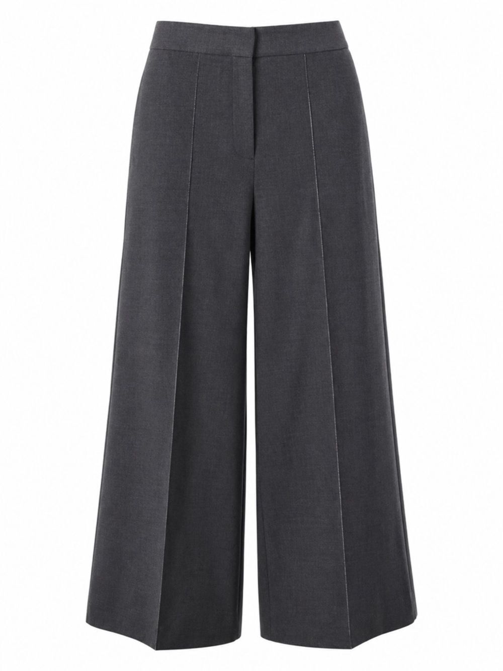 PROENZA SCHOULER  Wide Leg‎ Culotte Pants Womens Size 6 Gray Wool Blend